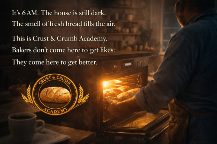 It’s 6 AM. The house is still dark.