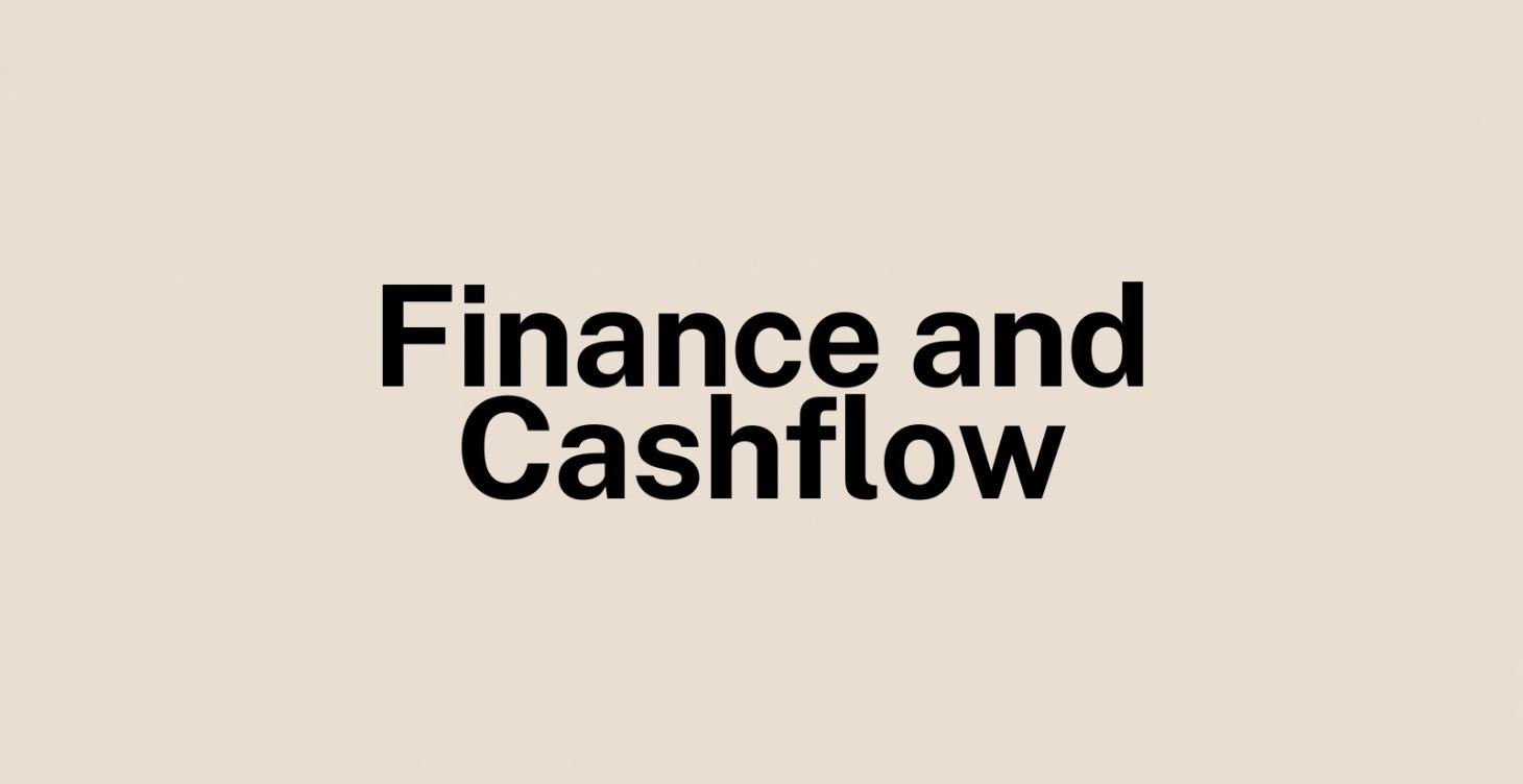 Finance and Cashflow