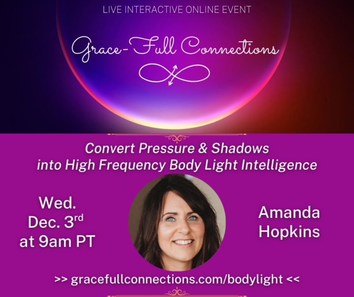 ✨Awaken your Luminescent BodyLight Lattice ~ LIVE WED. DEC. 3rd at 9am PT 