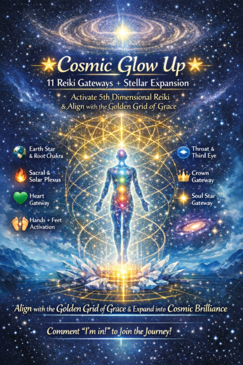 🌟 Cosmic Glow Up: 11 Reiki Gateways + Stellar Expansion 🌟 5th Dimensional Reiki