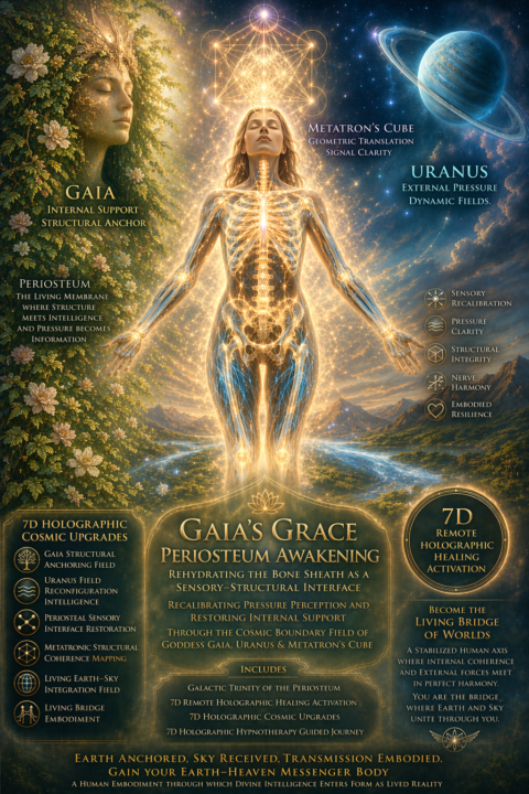 Gaia’s Grace Periosteum Awakening 7D Remote Holographic Healing Activation