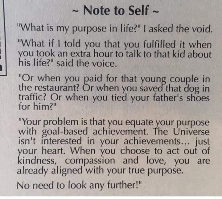 “What is my Soul purpose?”