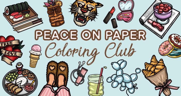 Peace On Paper Coloring Club