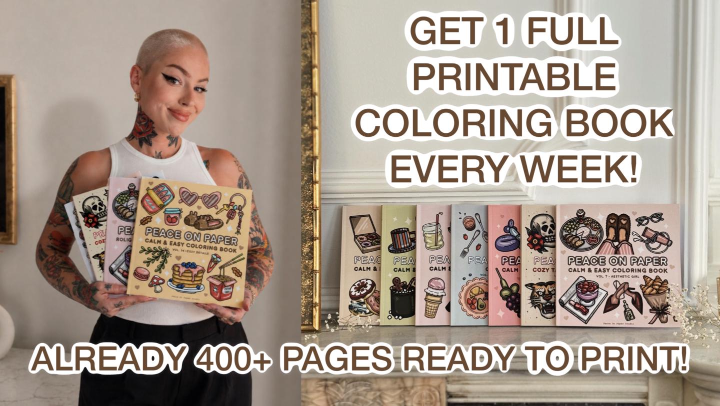 Peace On Paper Coloring Club
