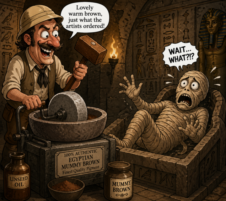Does anyone know the story behind Mummy Brown? 