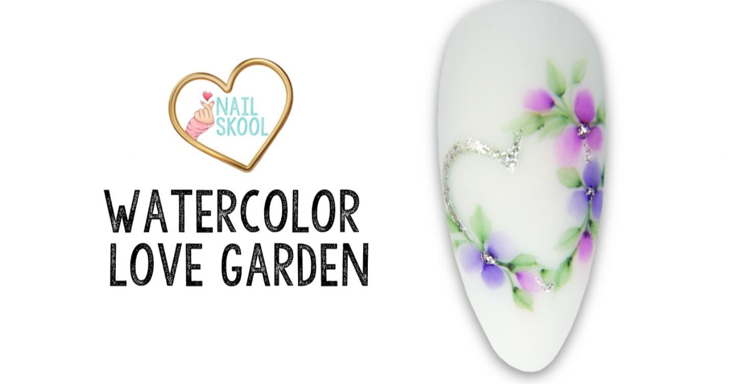 Watercolor Love Garden