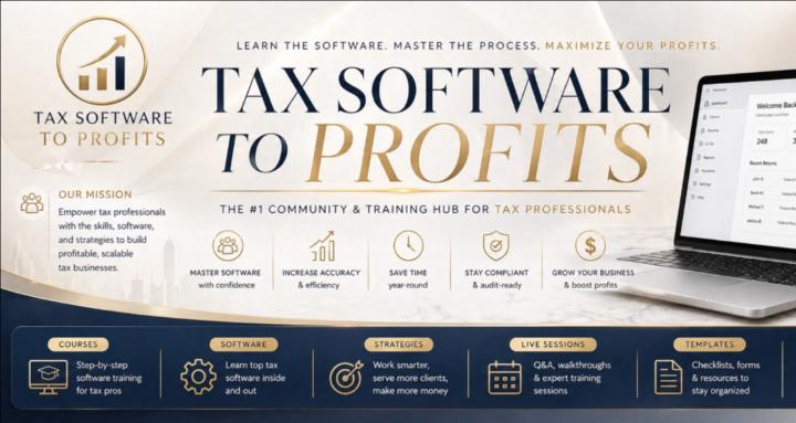 TAX SOFTWARE TO PROFITS