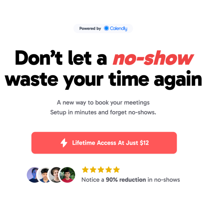 Calendly integration that prevents no-shows