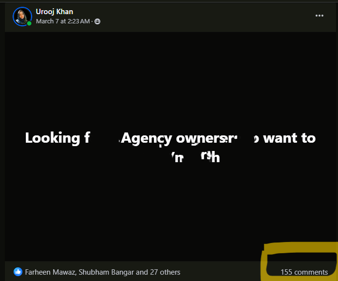 135+ leads from single post? 