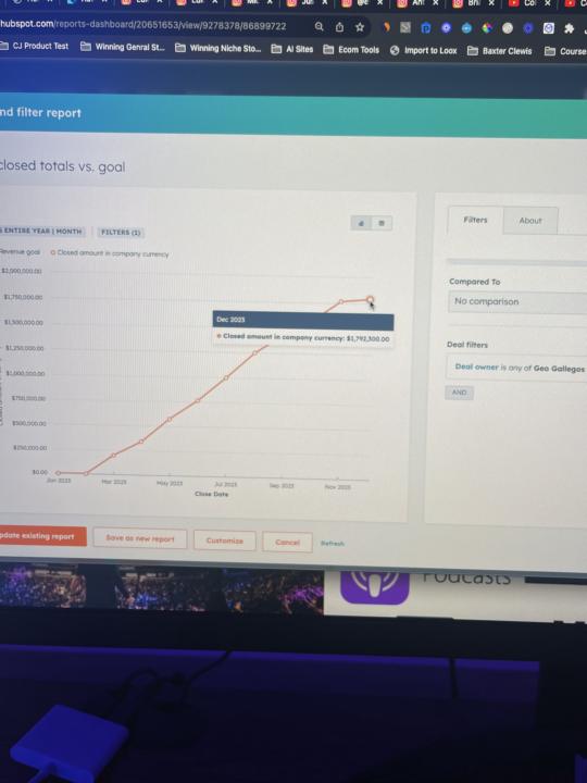 Anything sales - fire away!