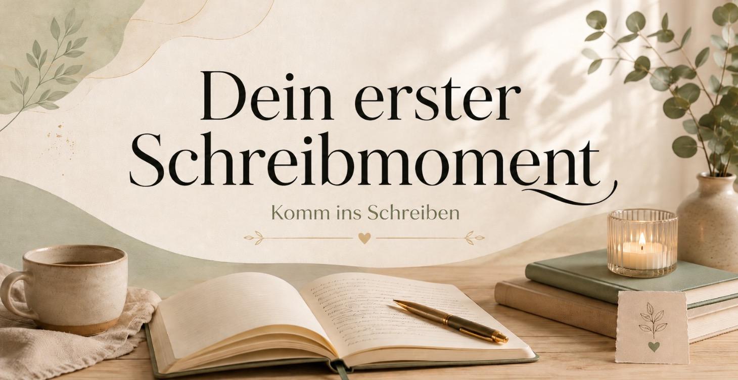 Dein erster Schreibmoment