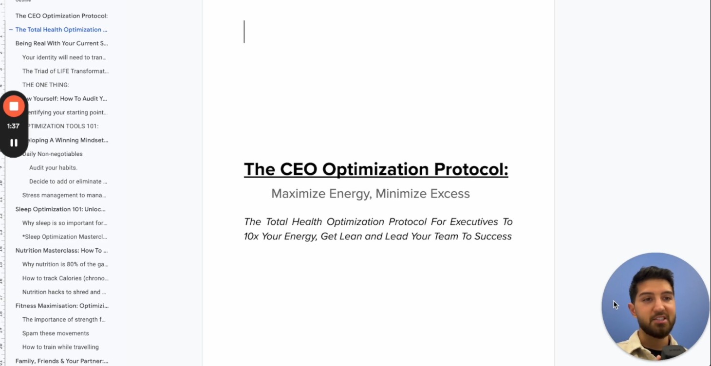 CEO Optimization Protocol (Course)