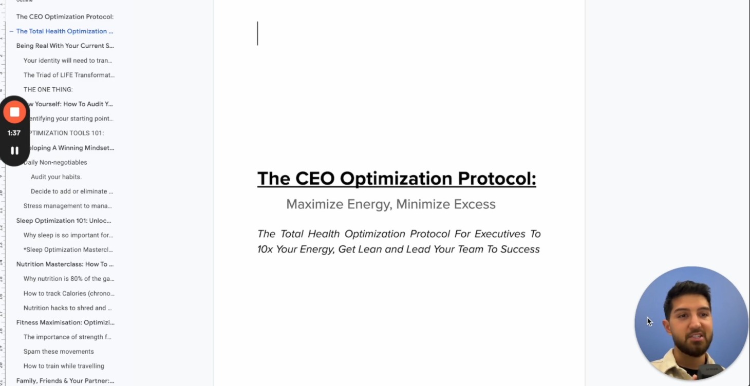 CEO Optimization Protocol