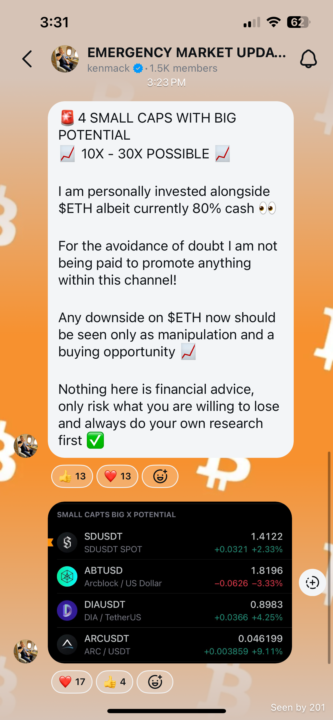Crypto Coins With Potential for 10-30X