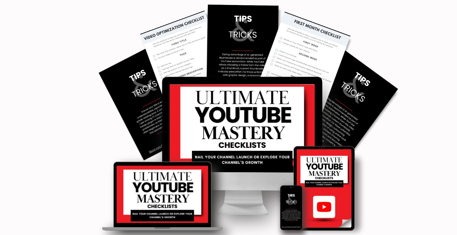 YouTube Mastery Checklists