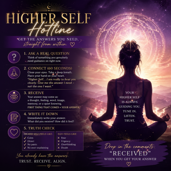  📞💫 👑 Higher Self Hotline — Get Your Answer Today