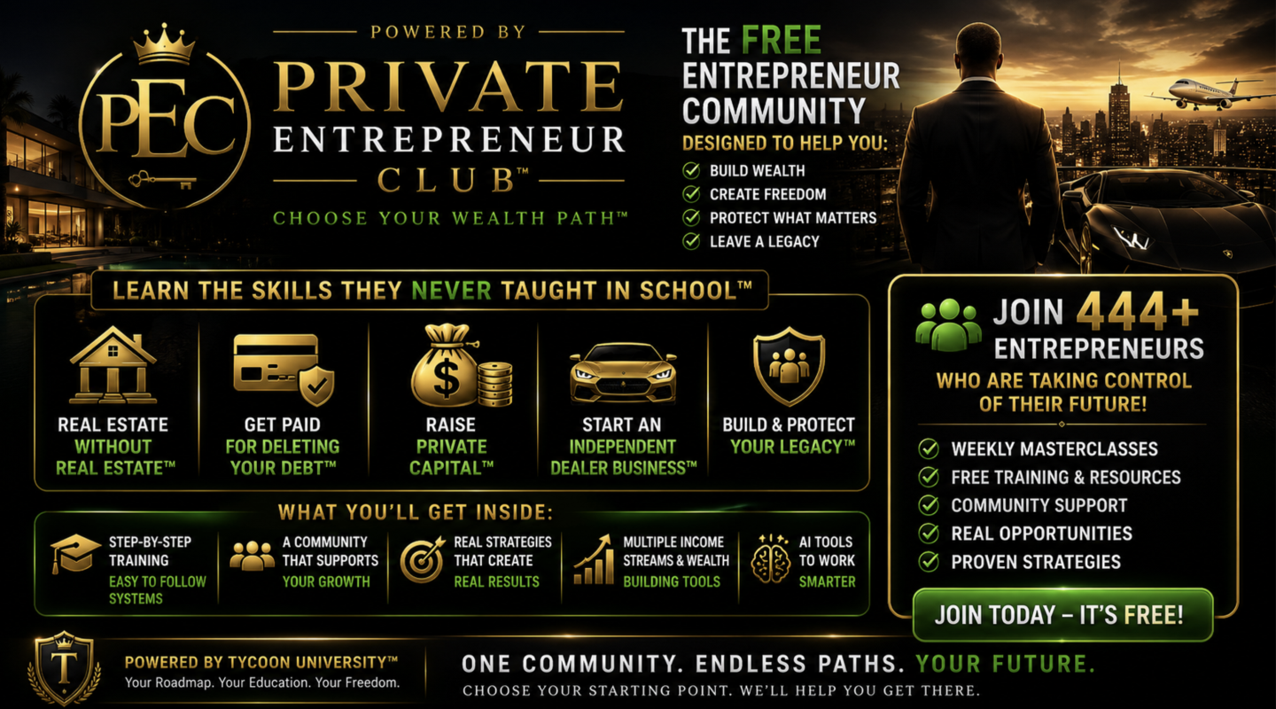 PRIVATE ENTREPRENEUR CLUB