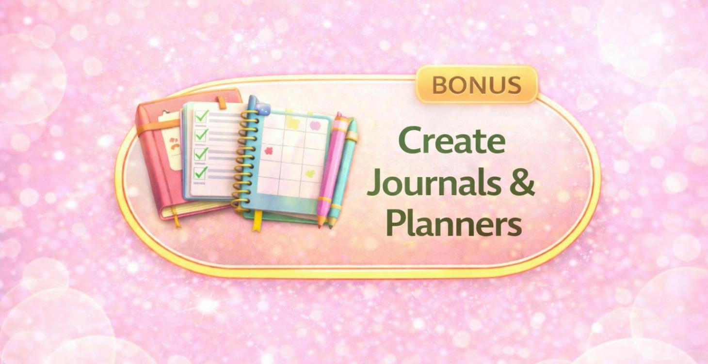BONUS - Journals & Planners