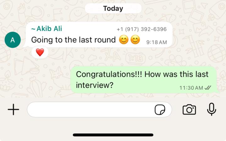 Akib, a Data Analyst, has reached the final round of an interview!