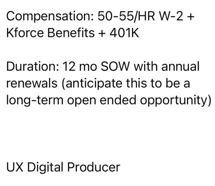 Drew, Project Manager, landed a $55K-Hr + Benefits & 401K!