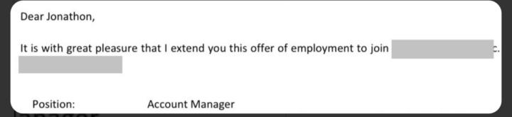 Jonathon, Account Manager, landing a $75k role alongside a $45k bonus plan!