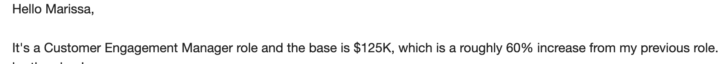 Branson, Customer Success Manager, lands a $125K role!