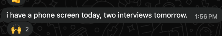 Nikki, VP of Sales, 3 interviews in 2 days
