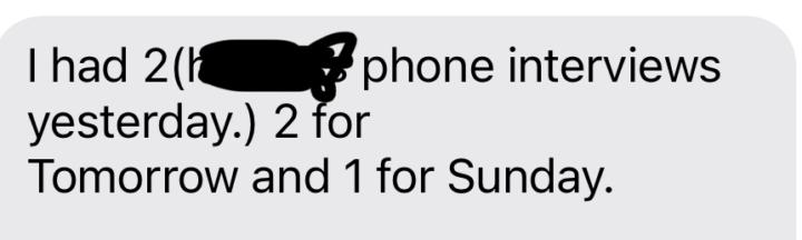 Richard, Sales Manager, got 5 interviews in 2 days!