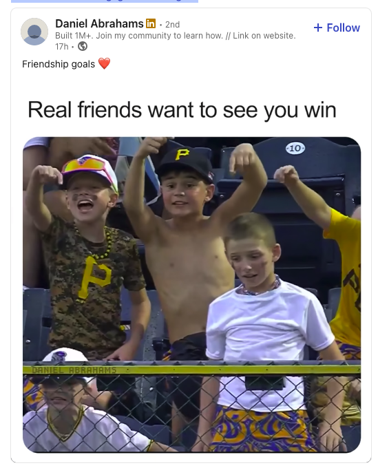 Contact vs. Connections...