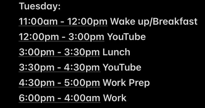 Tasks for today 