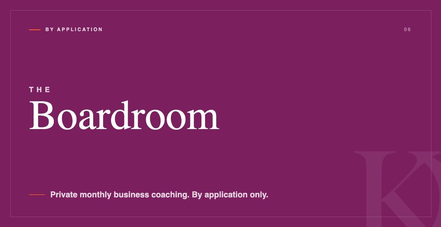 The Boardroom