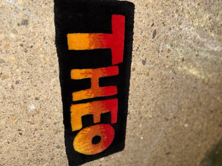 Gradient Name Rug