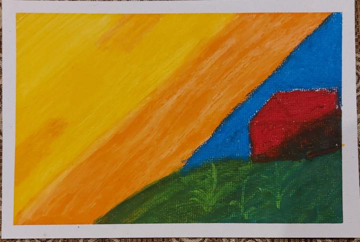 Oil Pastel Challenge plus some of my handmade bookmarks
