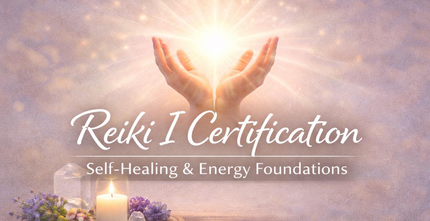 ⚡️ Reiki I Certification: Self-Healing for LIFE
