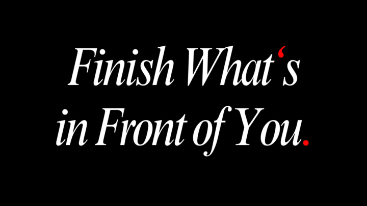 🌀 When You Finish, You Flow