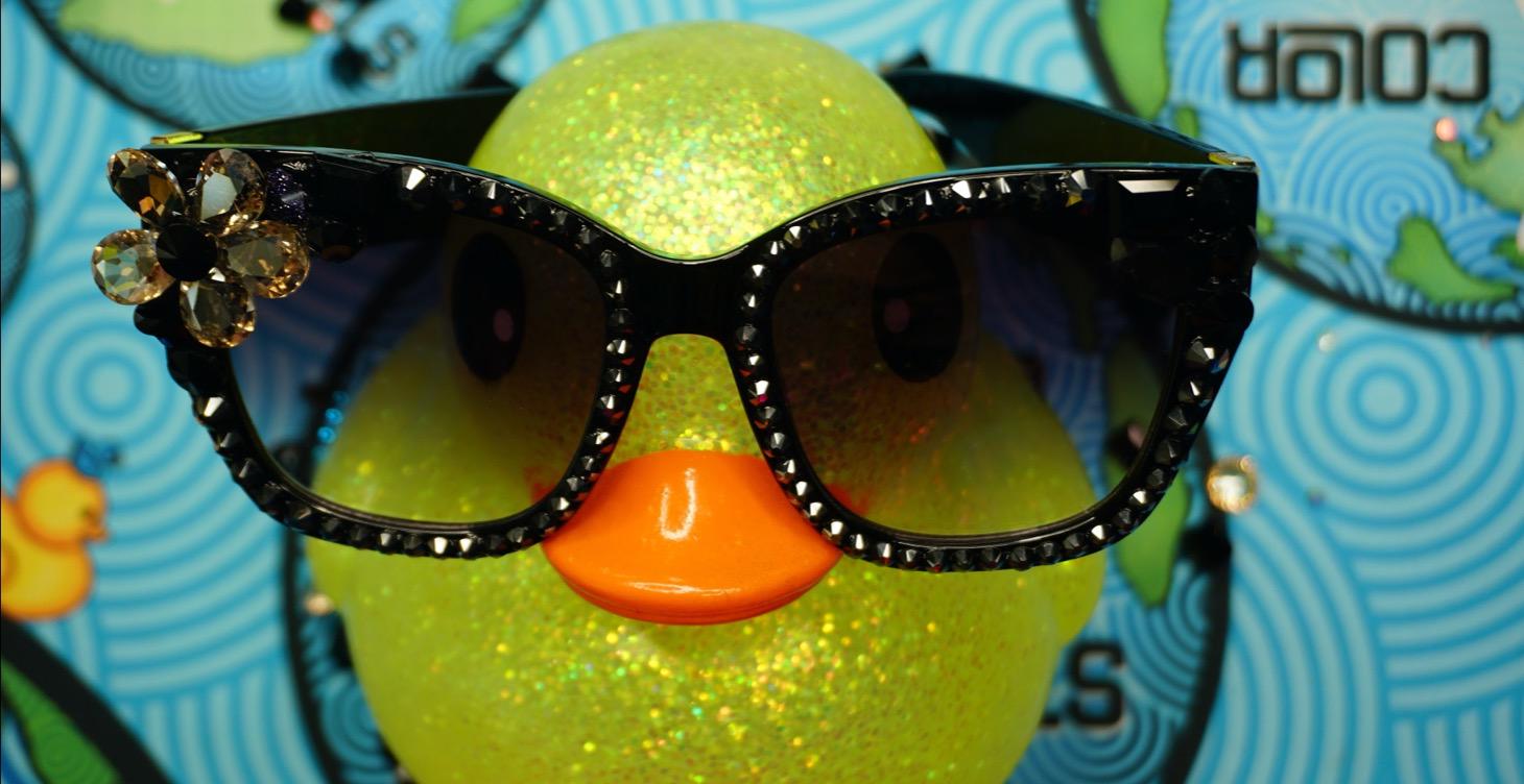 Rhinestone Sunglasses or Reading classes