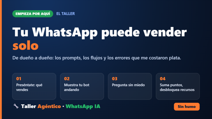Bienvenido al Taller 🔧 empieza por aquí