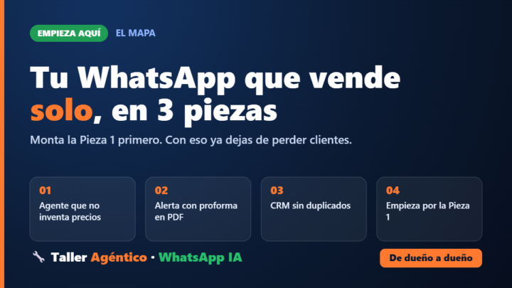 ✅ EMPIEZA AQUÍ 👉 cómo montar tu WhatsApp que vende solo