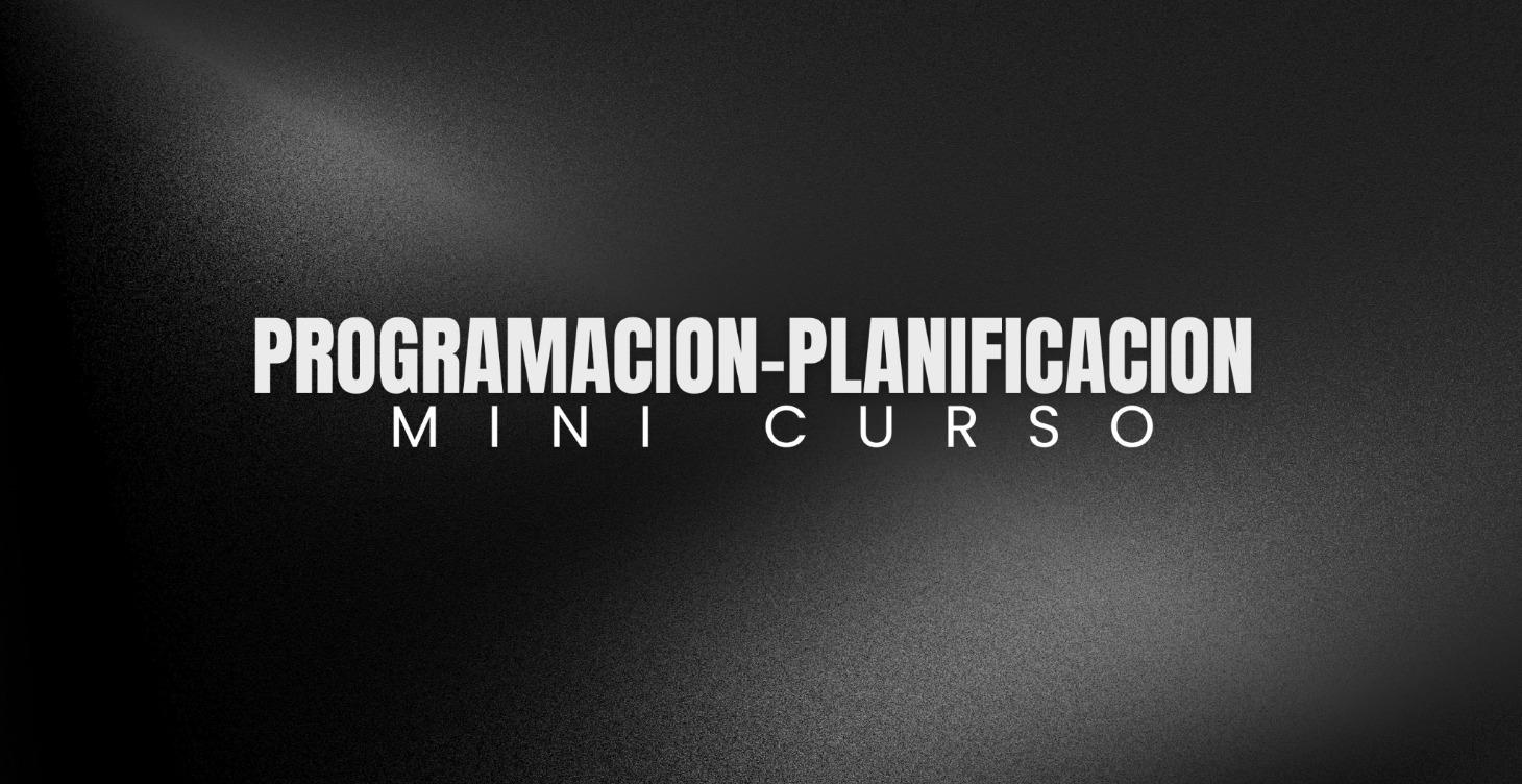PROGRAMACION DE ENTRENAMIENTO