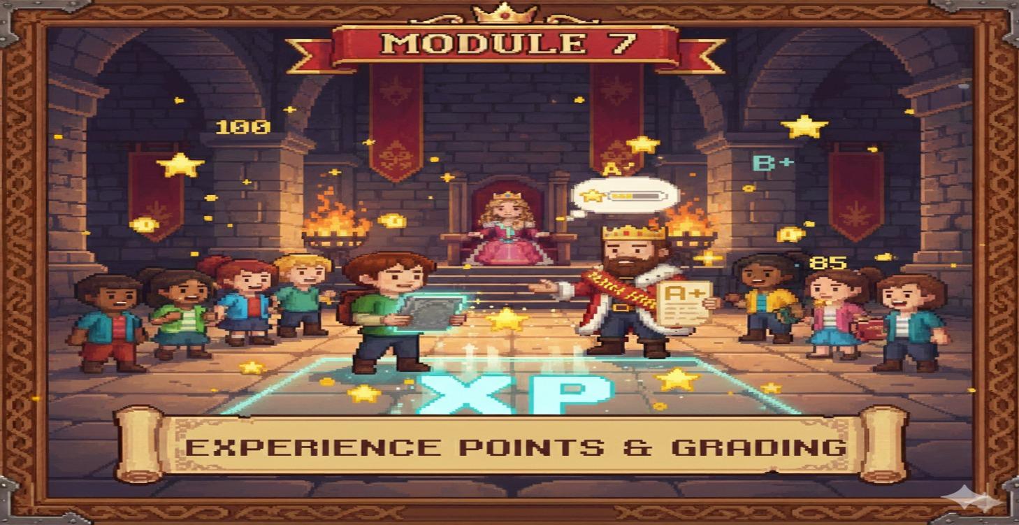 7️⃣ - Grading & Experience Points ✒️