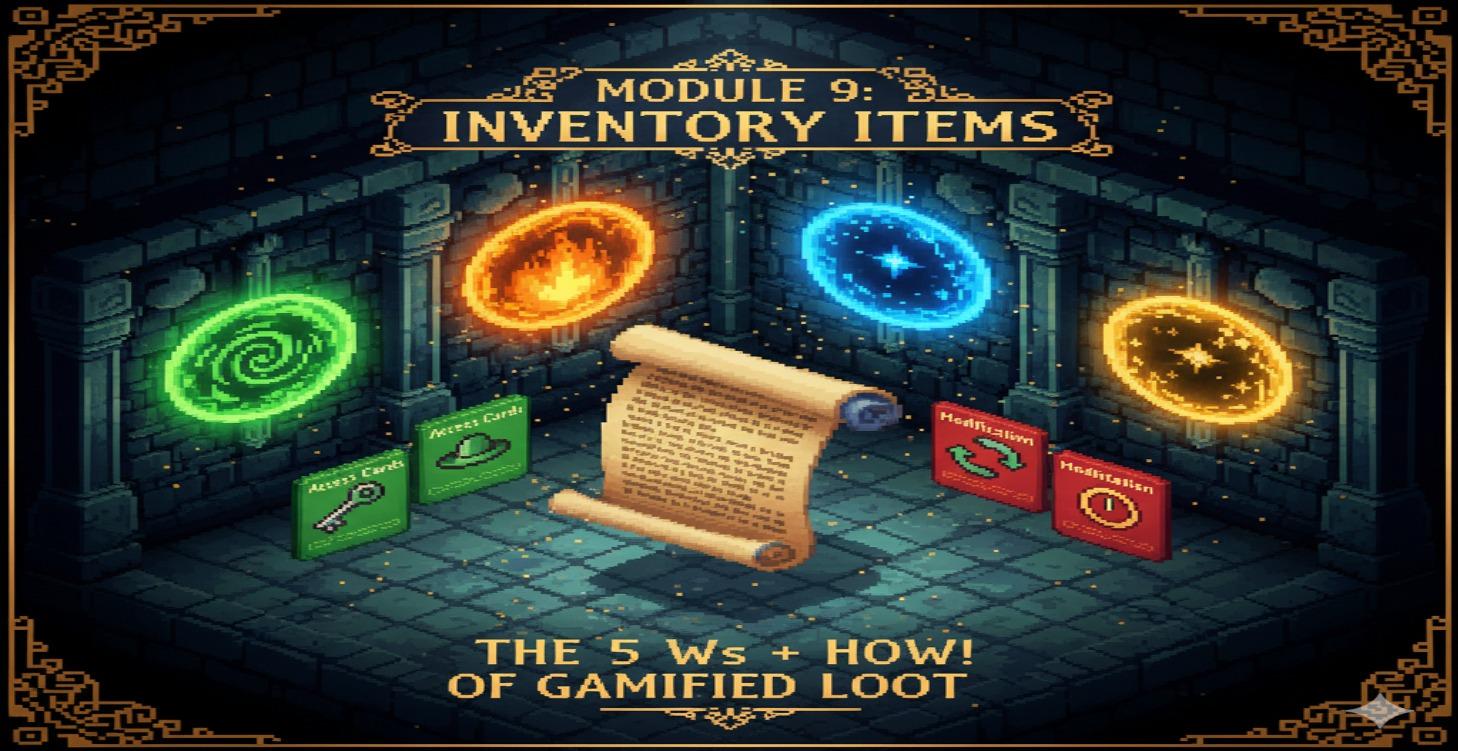 9️⃣ - Inventory Items 🃏