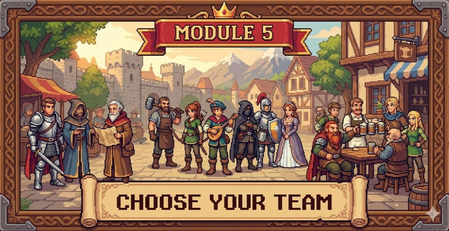 5️⃣ - Choose Your Team 🧑🏼‍👩🏾‍👧🏽‍👦🏿