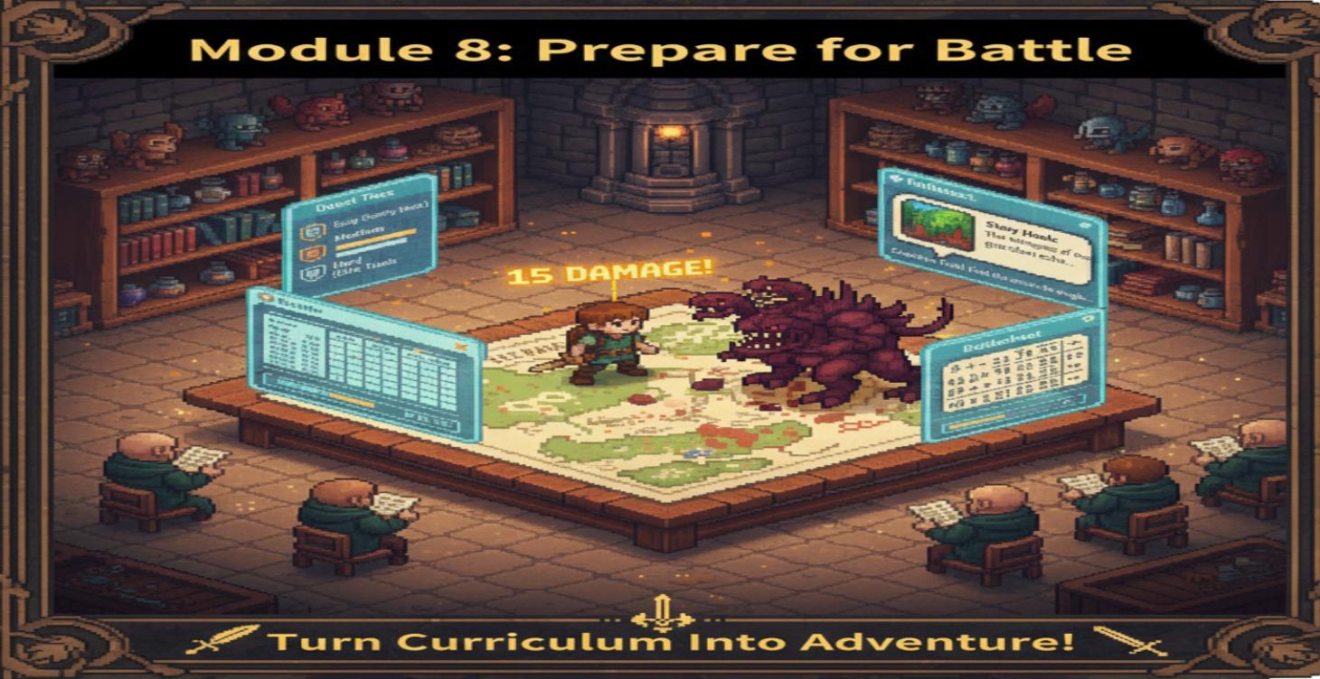 8️⃣ - Prepare for Battle ⚔️