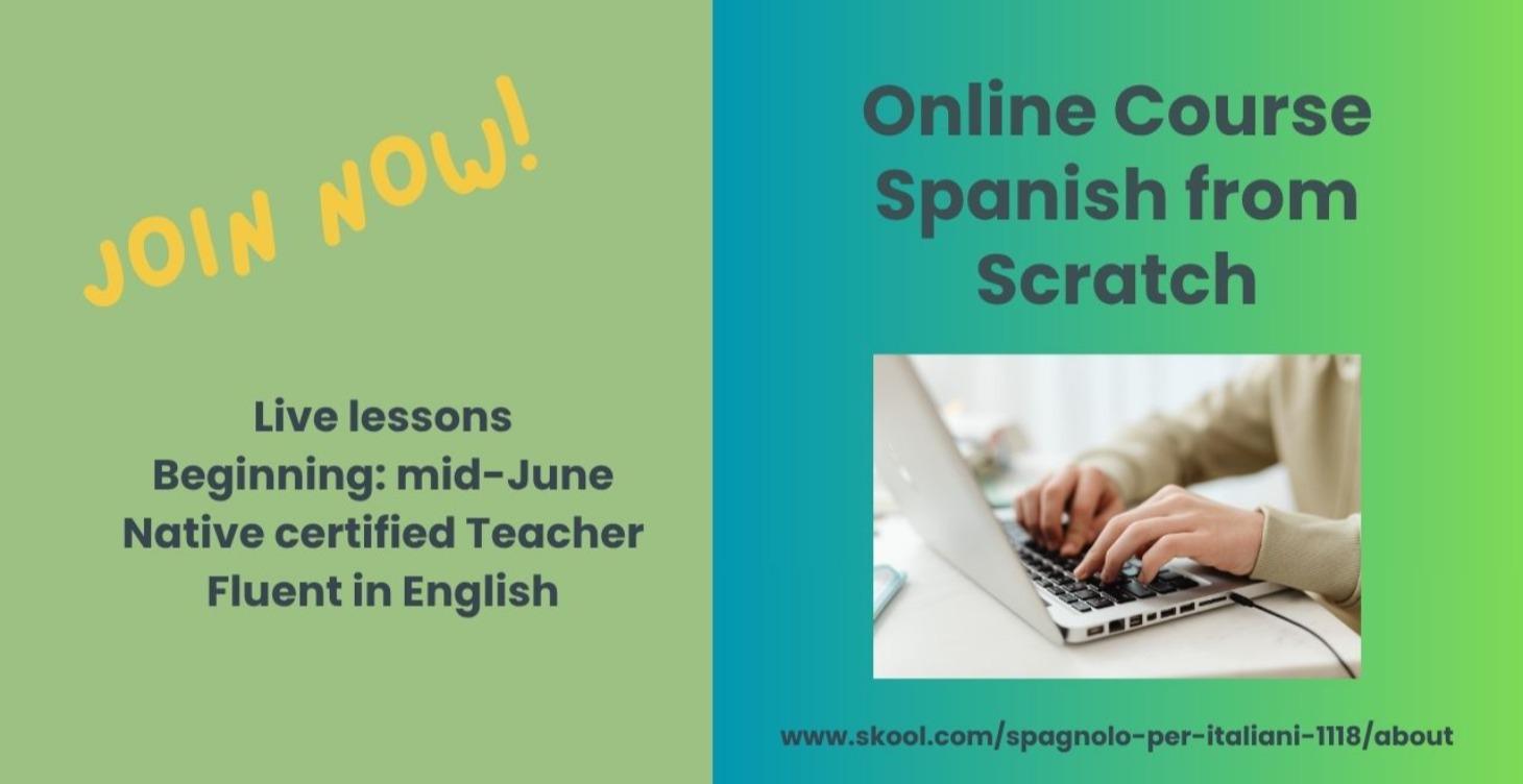 Save your spot for the Spanish from Scratch Course