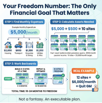 Your Freedom Number: The Only Financial Goal That Actually Matters