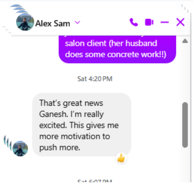 3 screenshots. real results. this is the process 👇