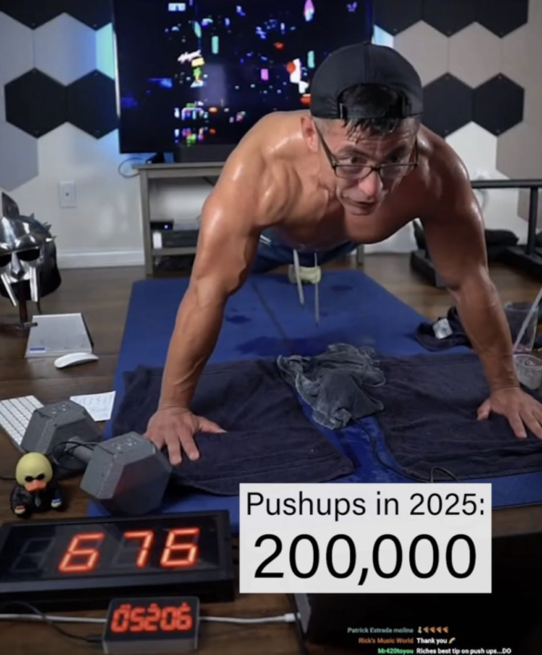 Congrats Rich on 200,000 Pushups in 2025! 🥳