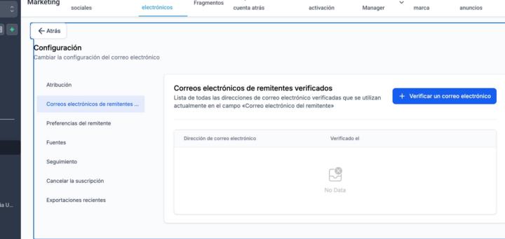 Verificación de correo en GHL