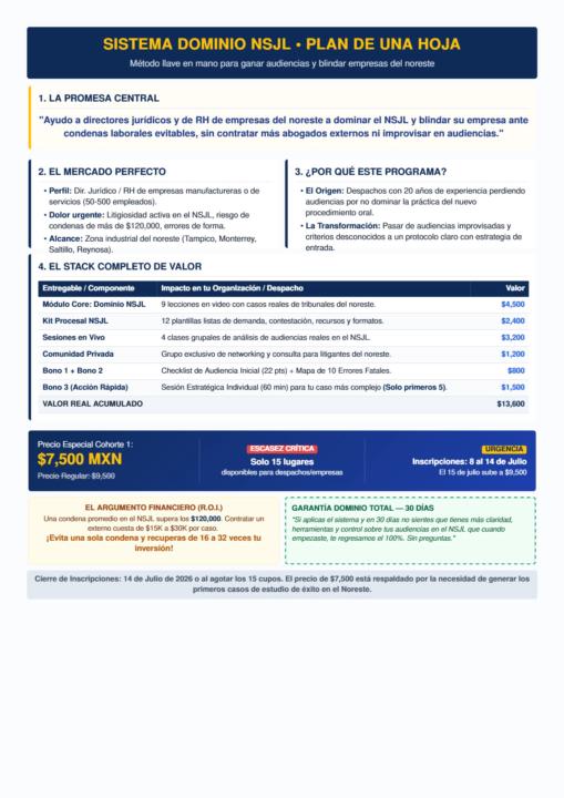 MI OFERTA IRRESISTIBLE