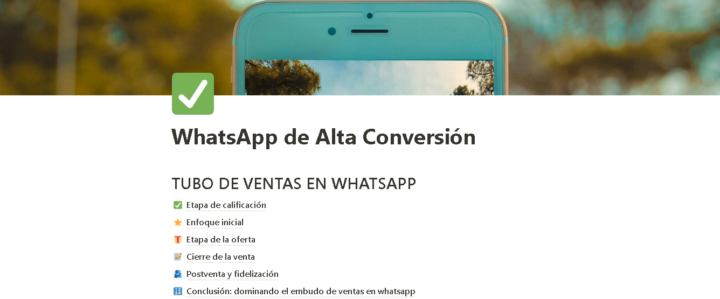WhatsApp de alta conversión 